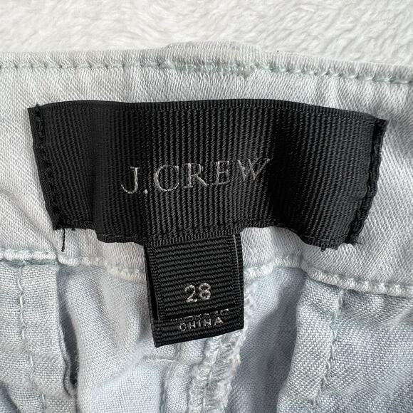 J CREW Women’s 28 Cargo Pants Skinny Stretch Style B8708 Light Blue Preppy - Picture 6 of 15